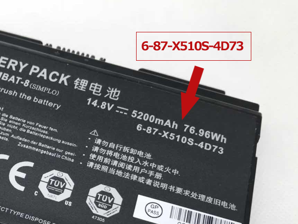 Clevo X510S-4D73