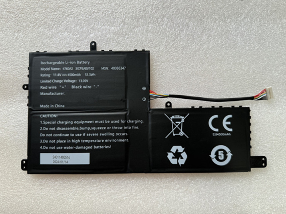 RTDPART 4760A2 Batería