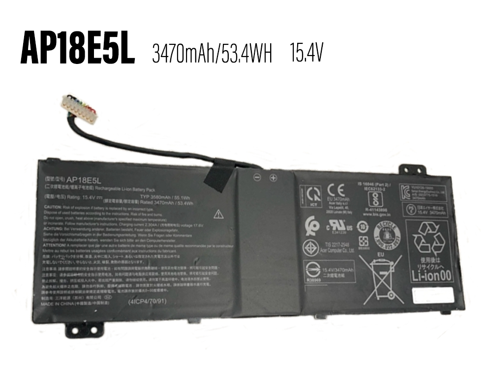ACER AP18E5L Batería