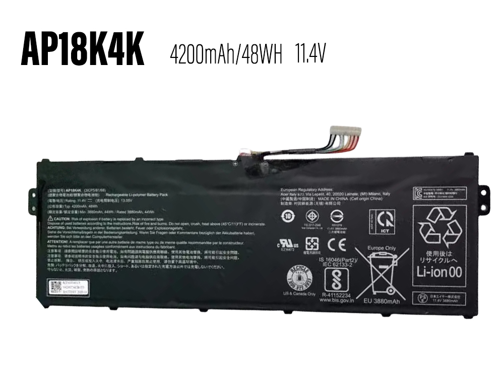 ACER AP18K4K Batería