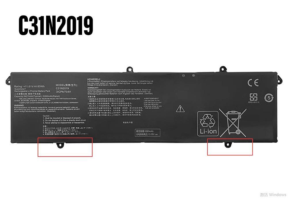 ASUS C31N2019 Batería