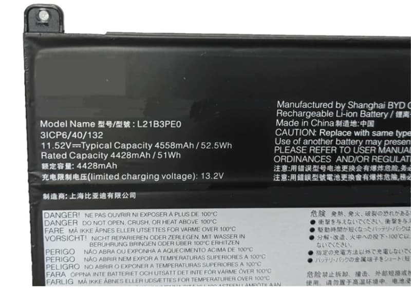 LENOVO L21B3PE0 Batería