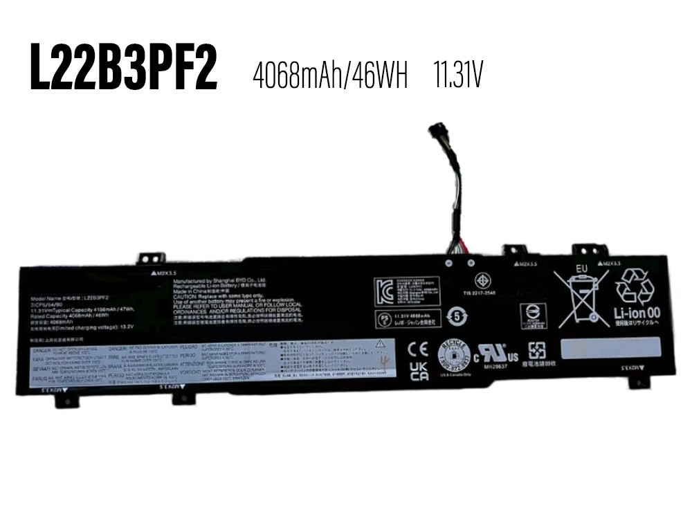 Lenovo L22B3PF2 Batería