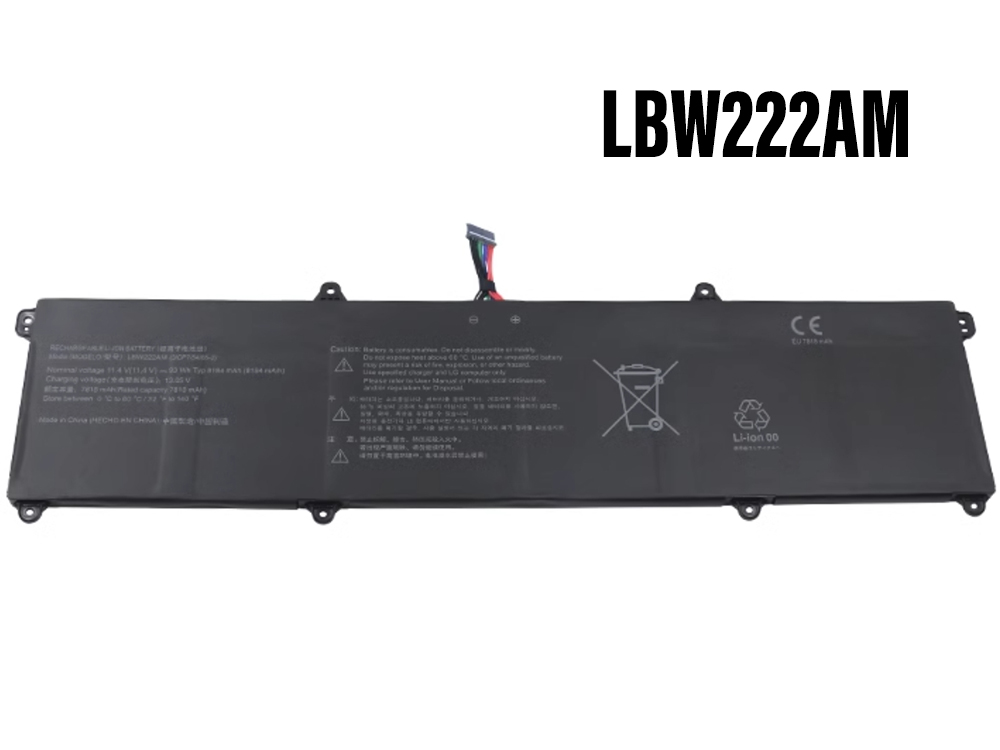 LG LBW222AM Batería