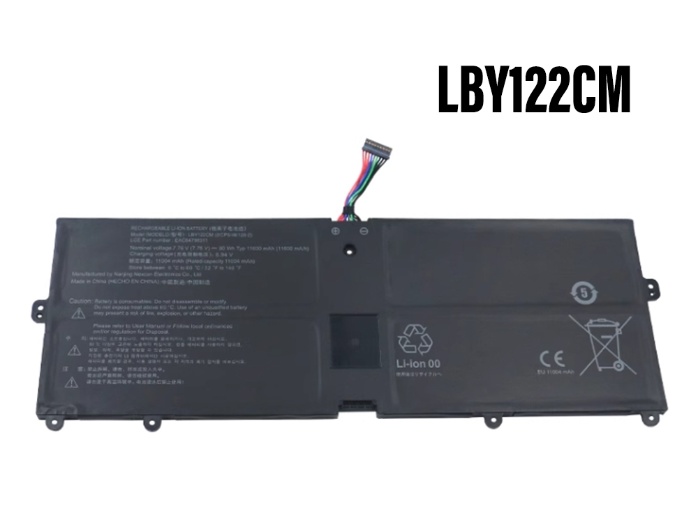 LG LBY122CM Batería