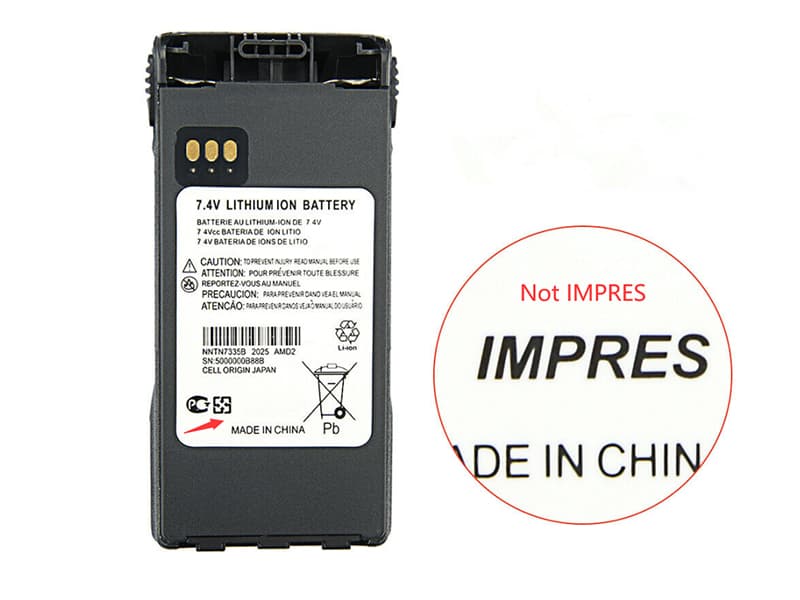 MOTOROLA NNTN7335A Batería