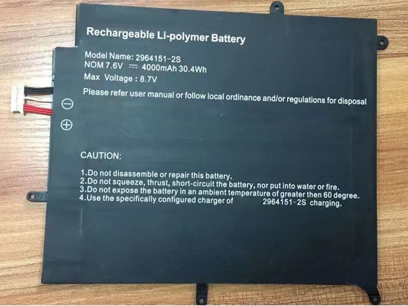 RTDPART NV-2964151-2S Batería