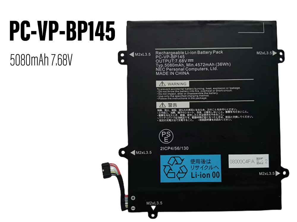 NEC PC-VP-BP145 Batería