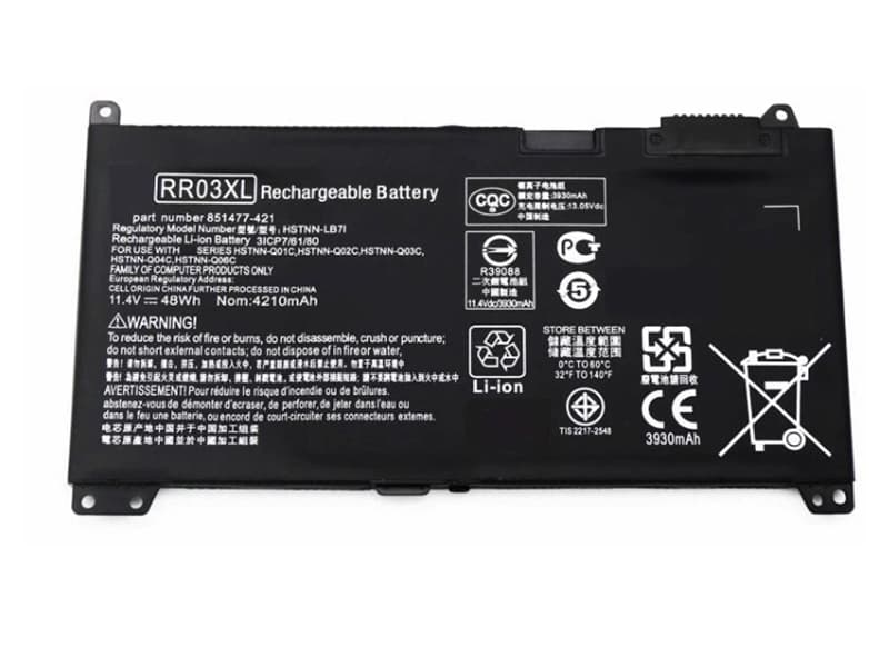 HP RR03XL Batería
